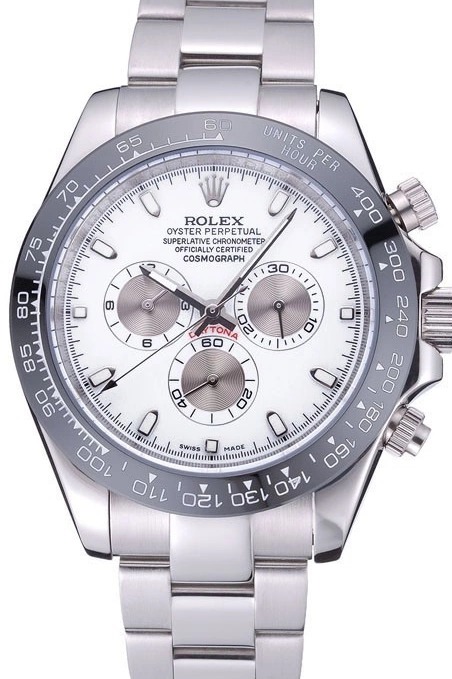 Aaa fake watches Dial 622542 Rolex Cosmograph White Steel Bracelet Daytona Stainless 0607